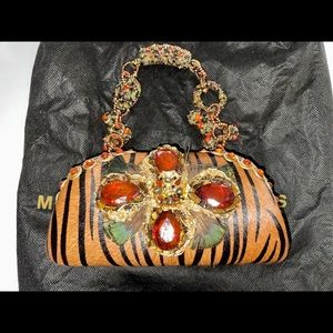 Mary Frances Beaded Hard Shell Clutch